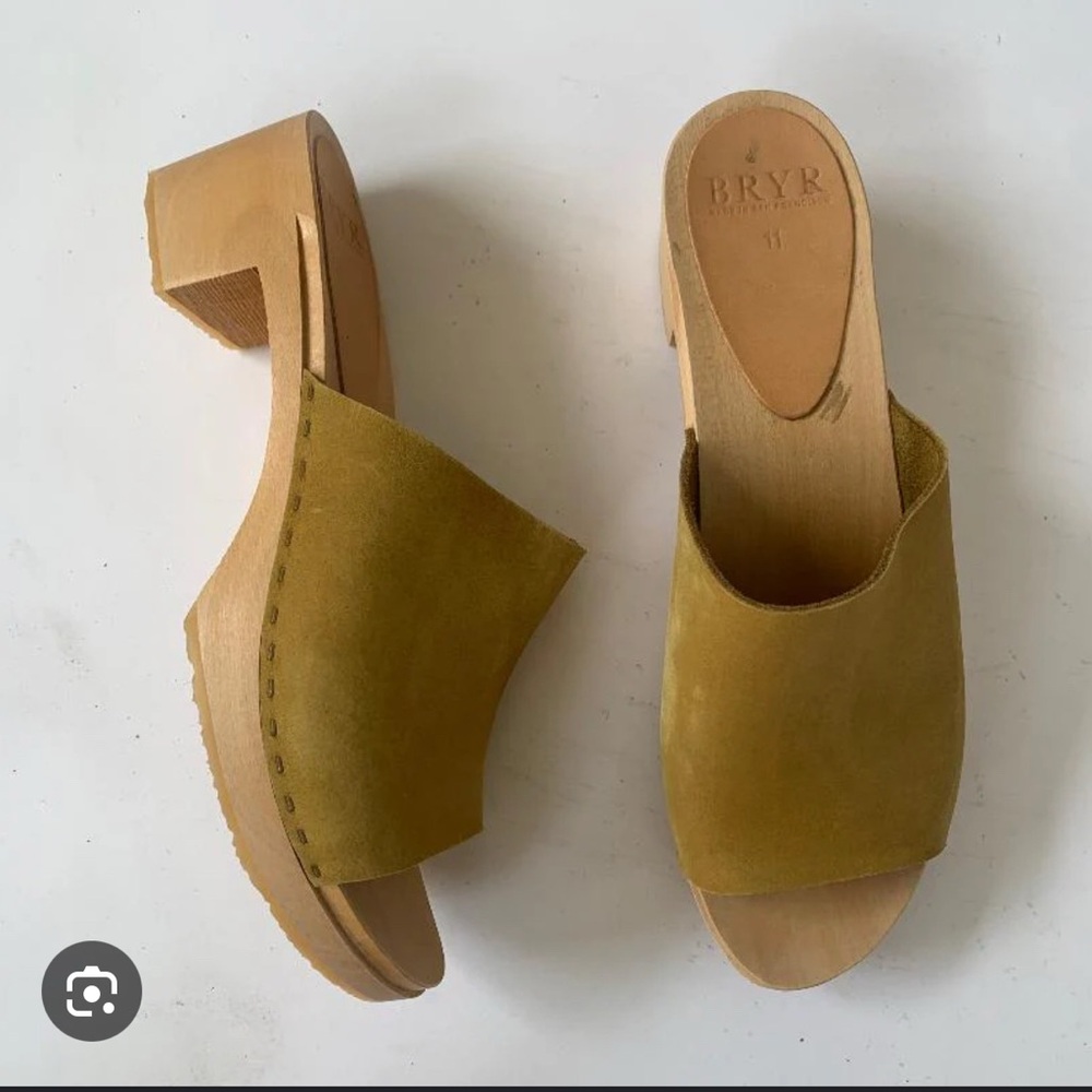 Bryr Clog- Jayne in Fennel